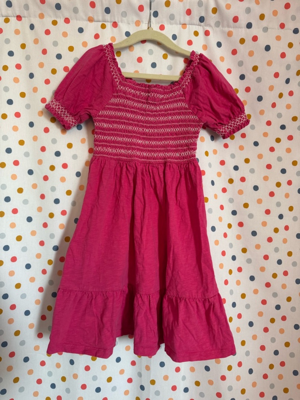 Mini Boden Pink Twirly Dress Girls 7/8